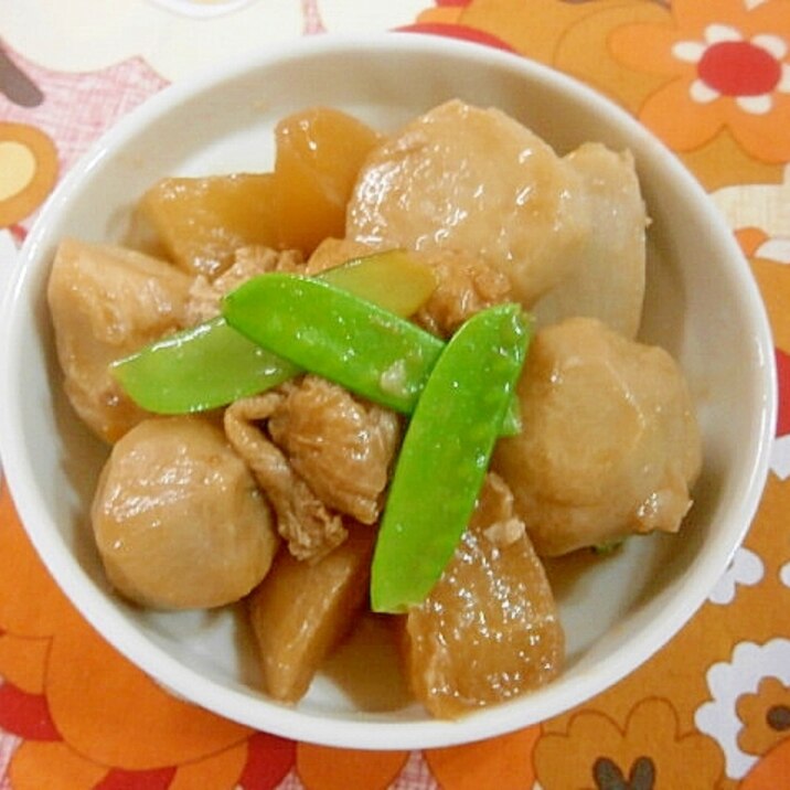 圧力鍋で！大根と里芋の煮物